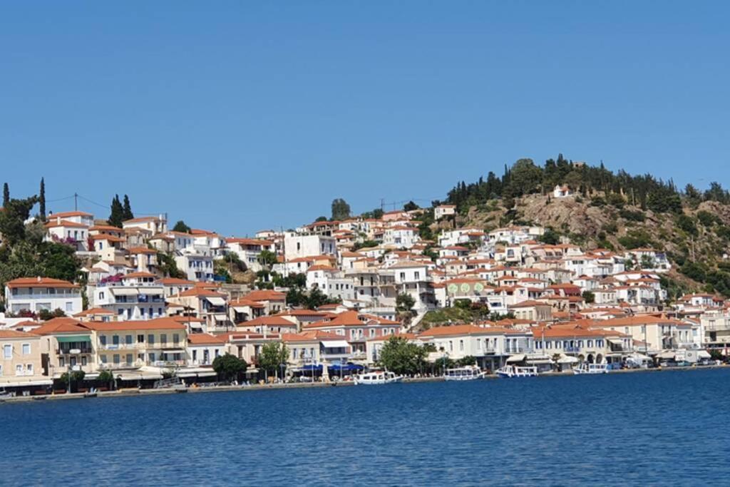 Aegean Summer House Poros Town Exteriör bild